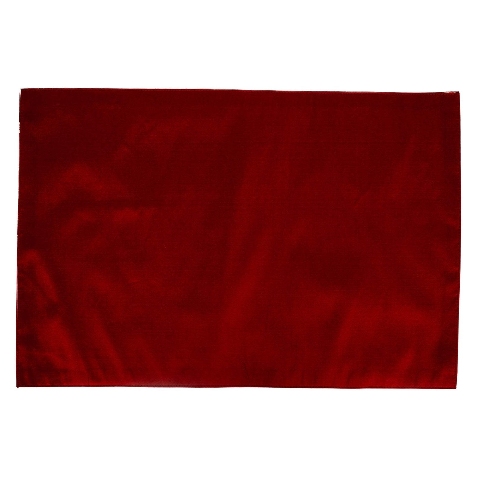 Odyssey Table Mats - Red in Silk Blend 12&