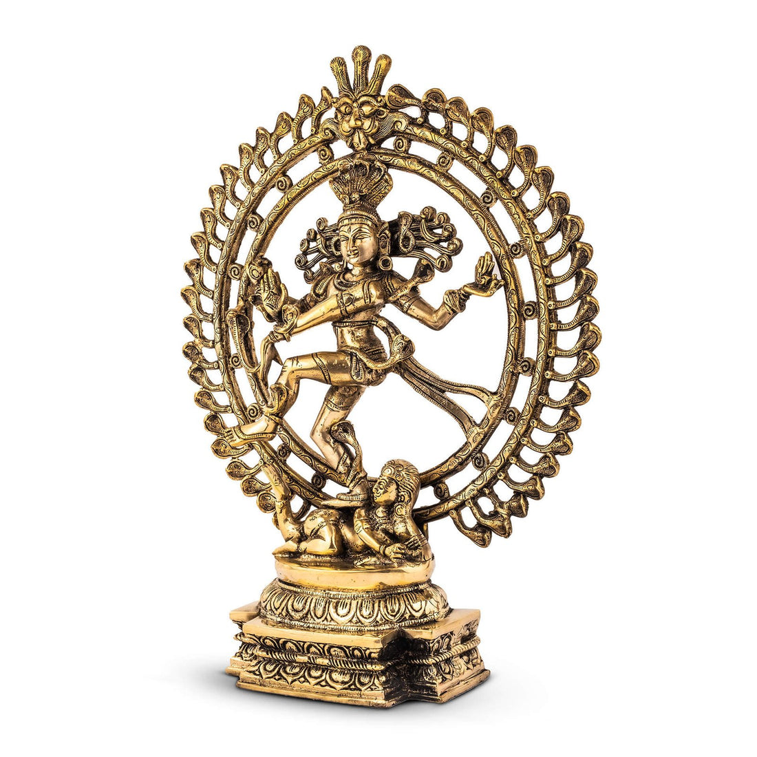 Natraj Snake Ring - Brass