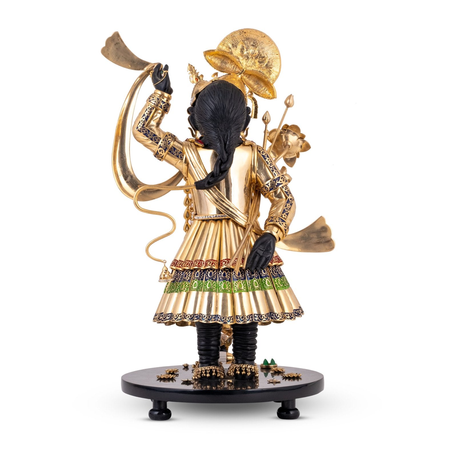 Shreenath ji Idol - Gold in Resin and Gold Plated