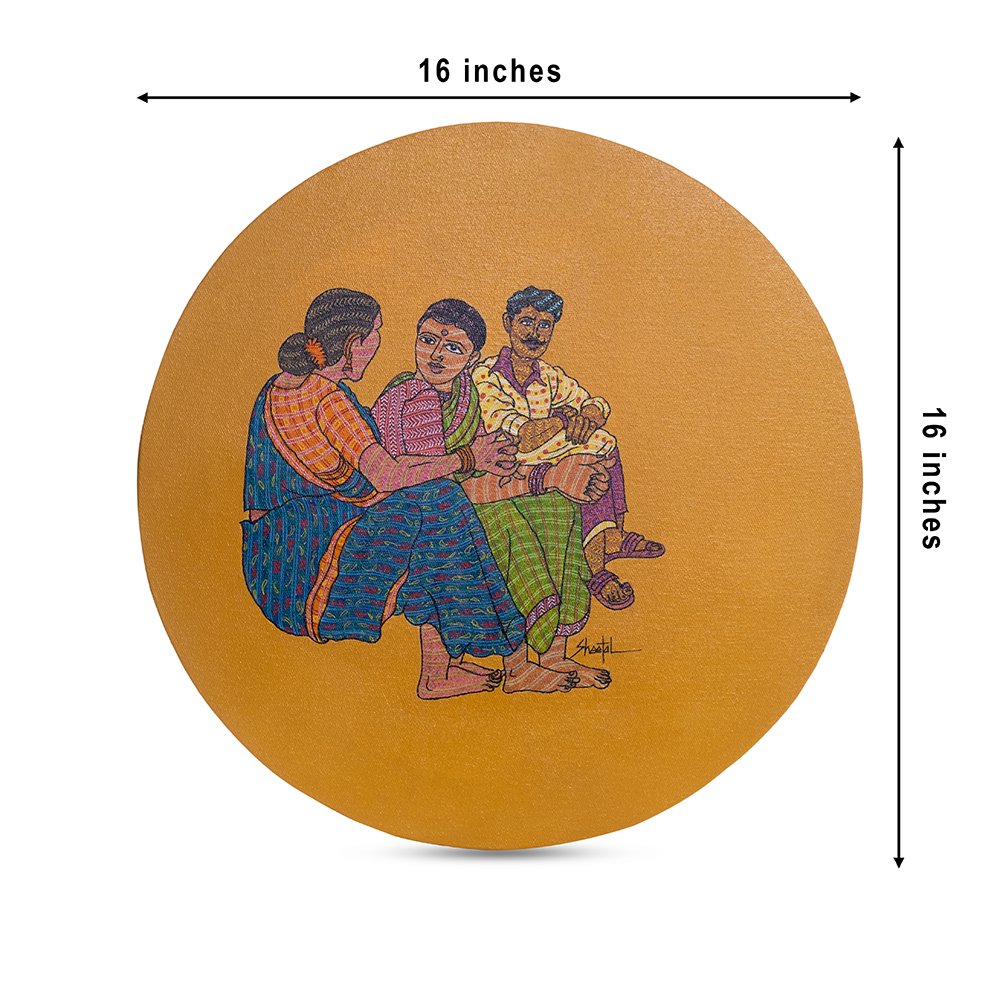 Untitled Painting By Sheetal Chitlangia - Acrylic on canvas