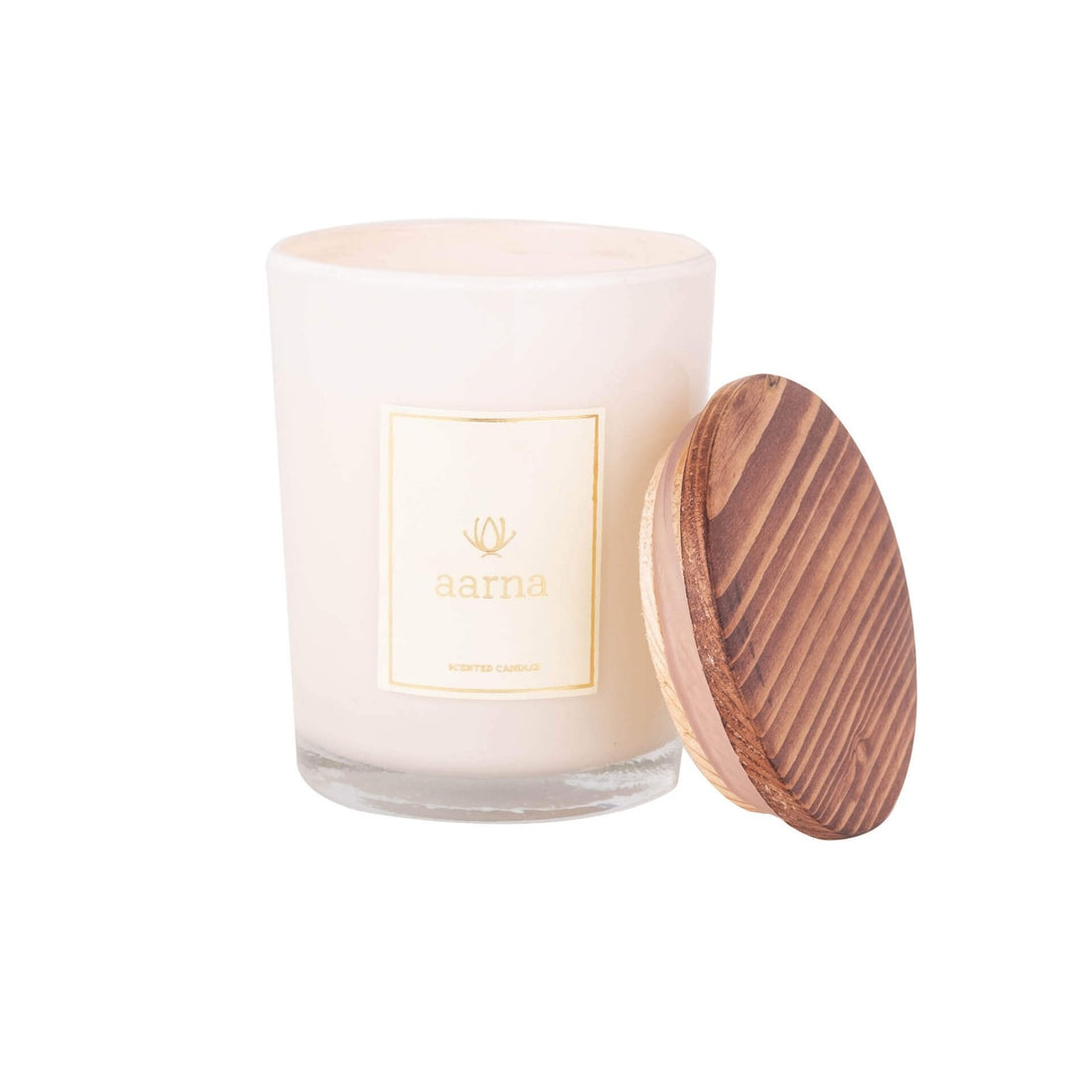 Candle - Wood Lid and Glass