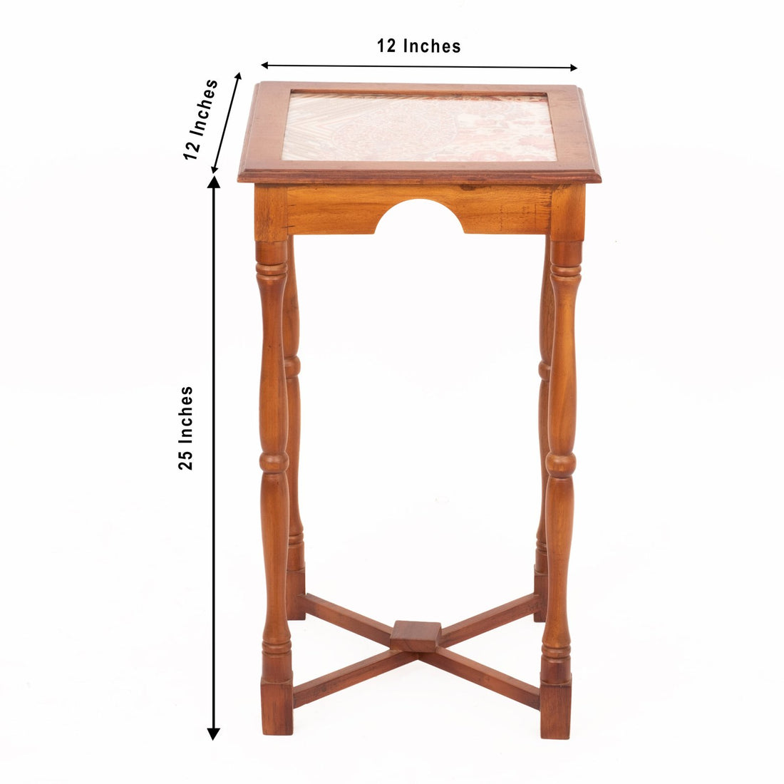 Bohemian Oddyssey Side Table - Wood