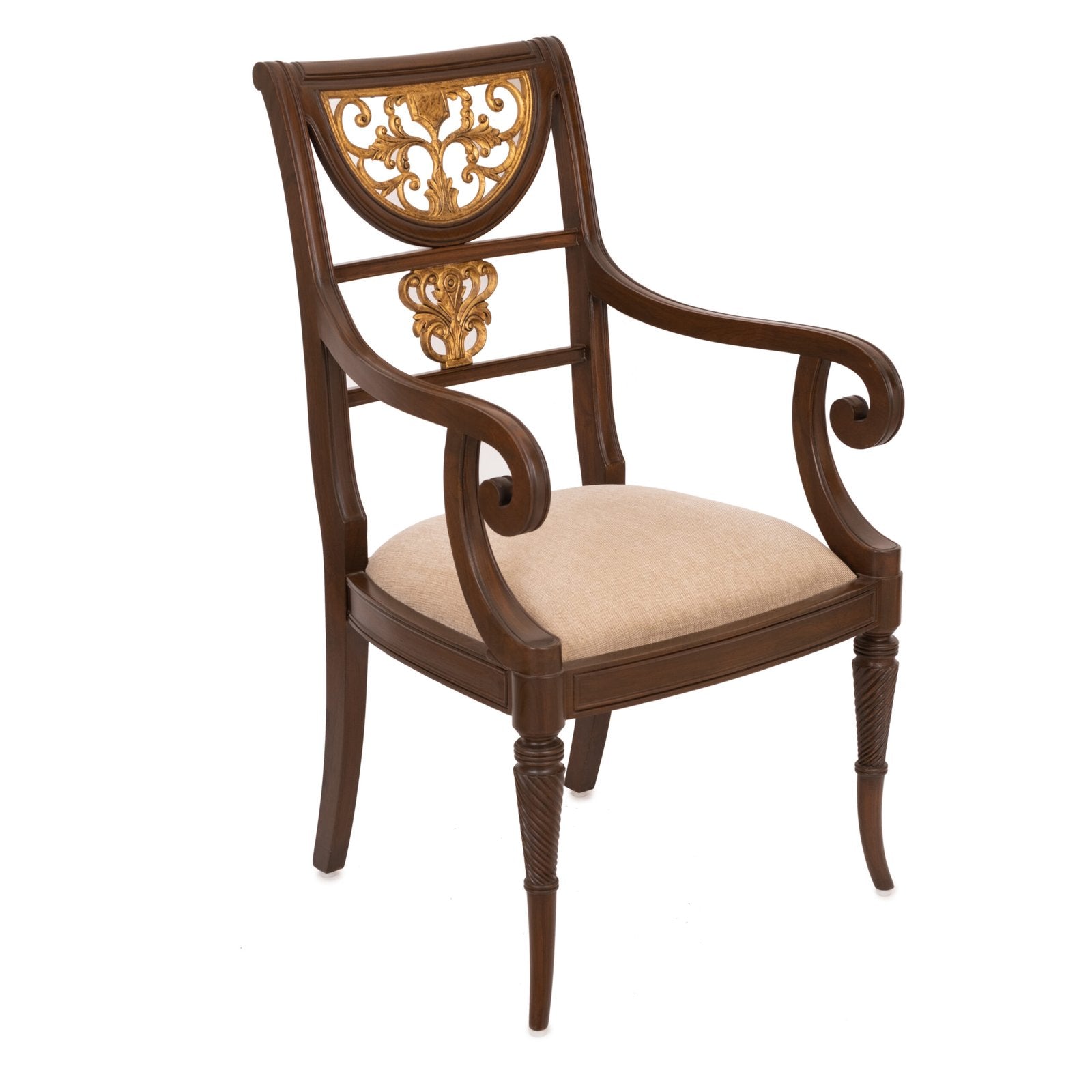 Half moon chair design