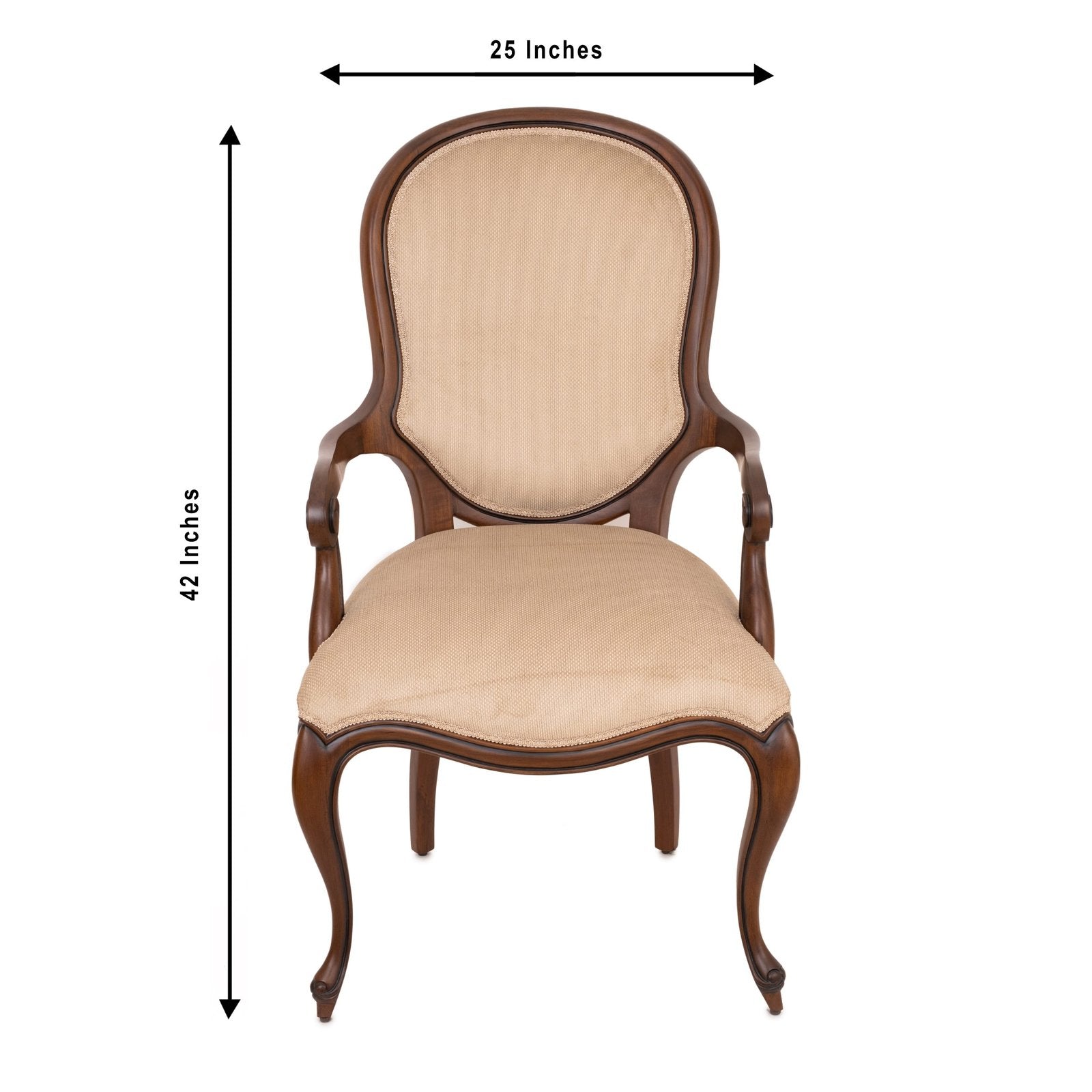 Oval back chair