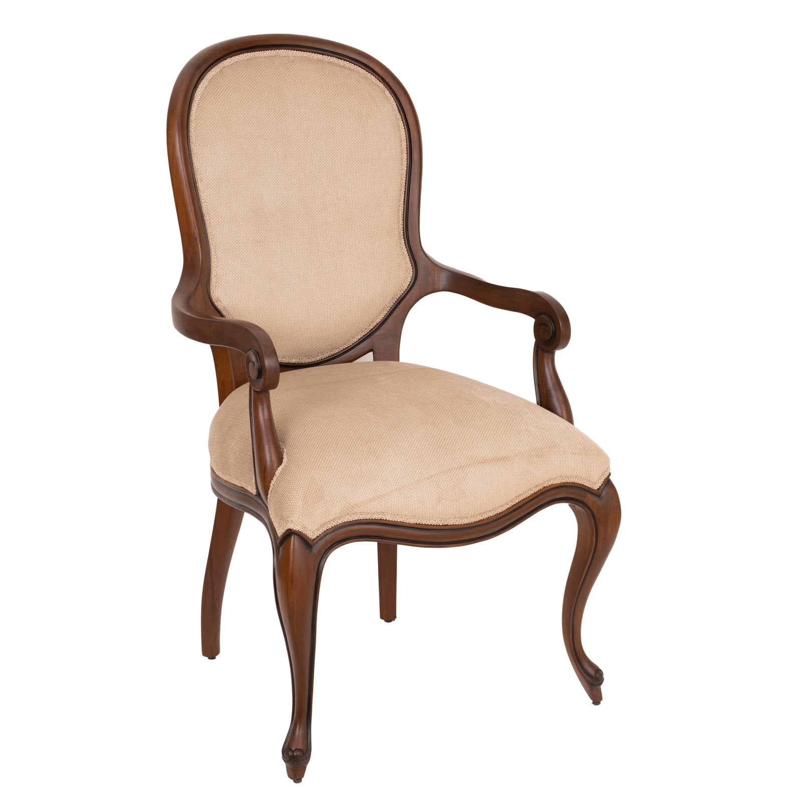 Oval back chair