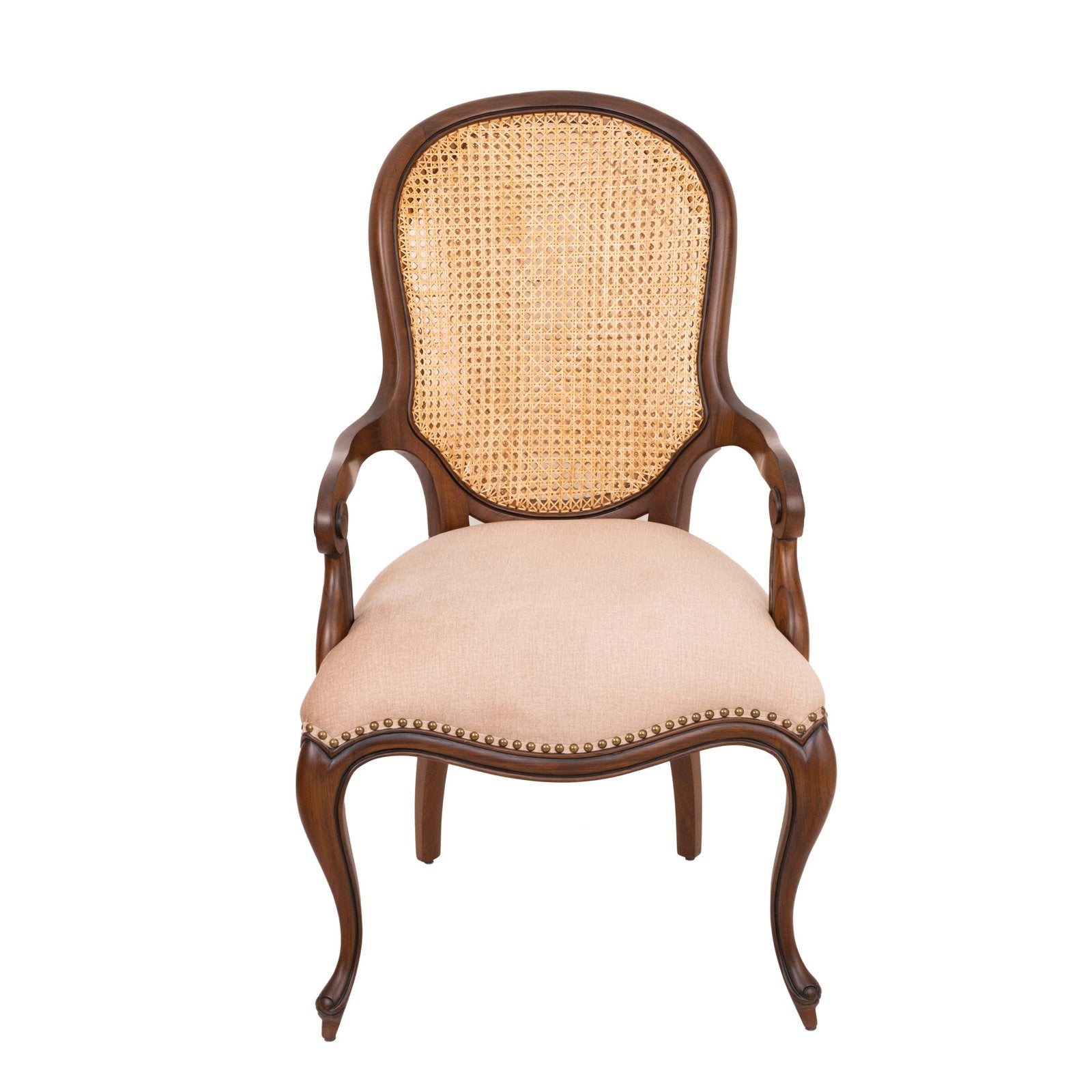 Cane back chairs - Teak Wood and Rattan