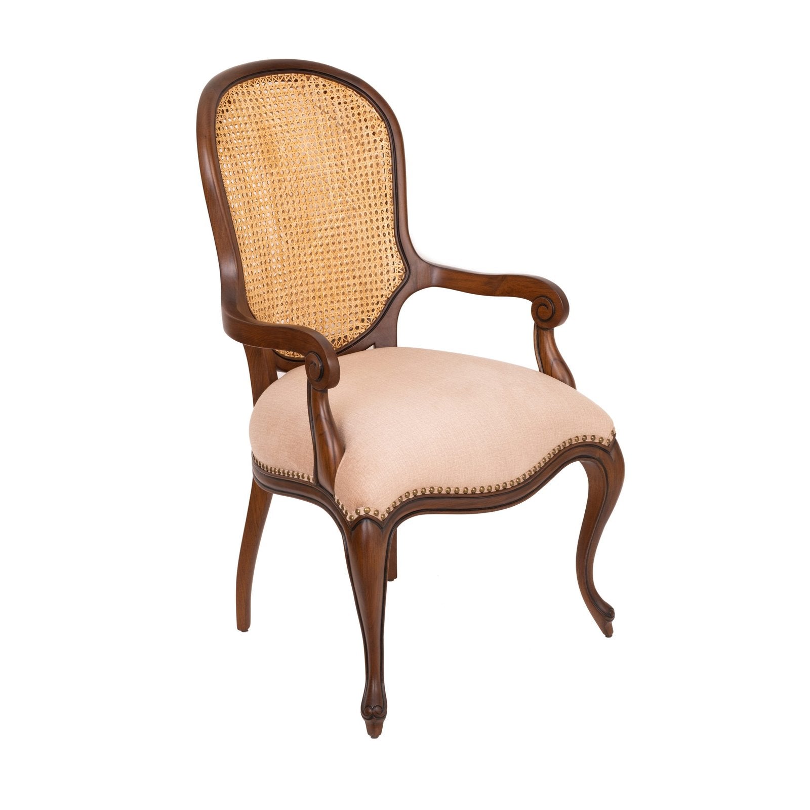 Cane back chairs - Teak Wood and Rattan