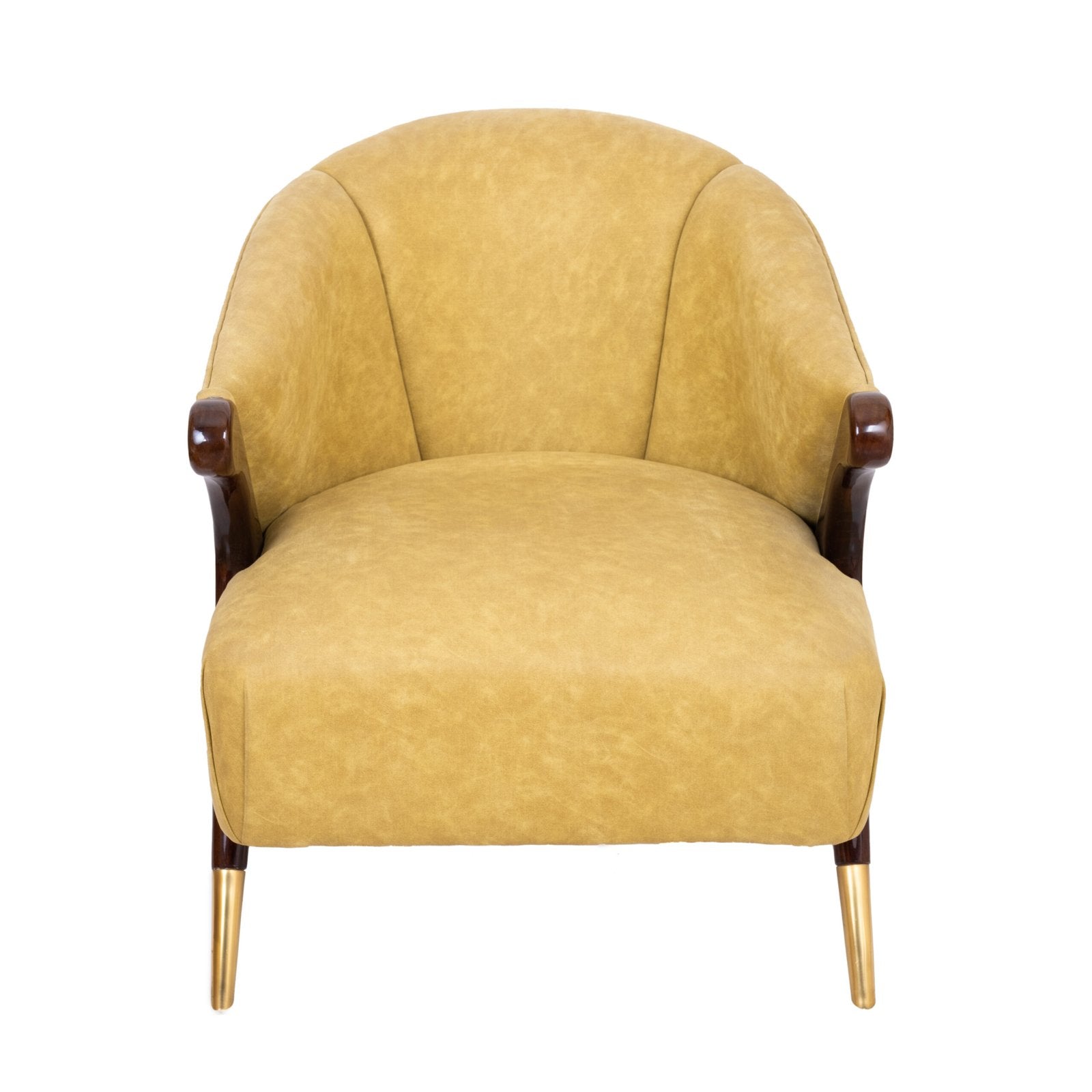 Green upholstered chair