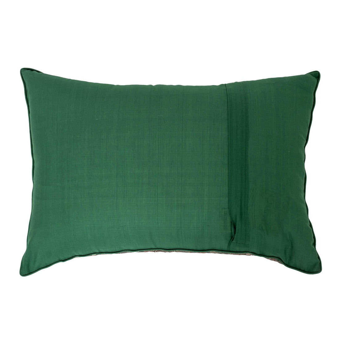 Odyssey Cushion Cover - Green in Silk Blend 14&