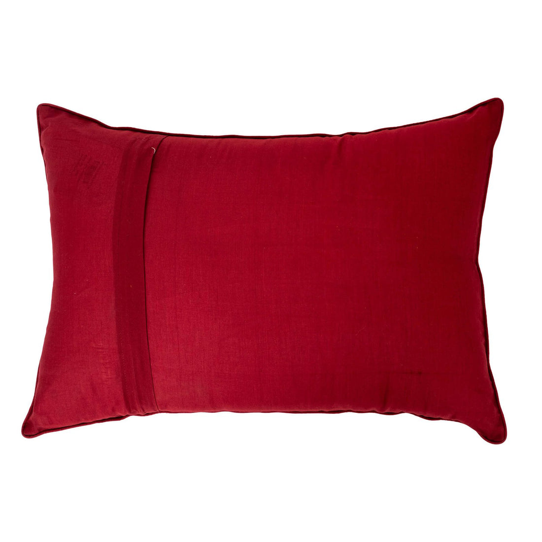 Odyssey Cushion Cover - Red in Silk Blend 14&