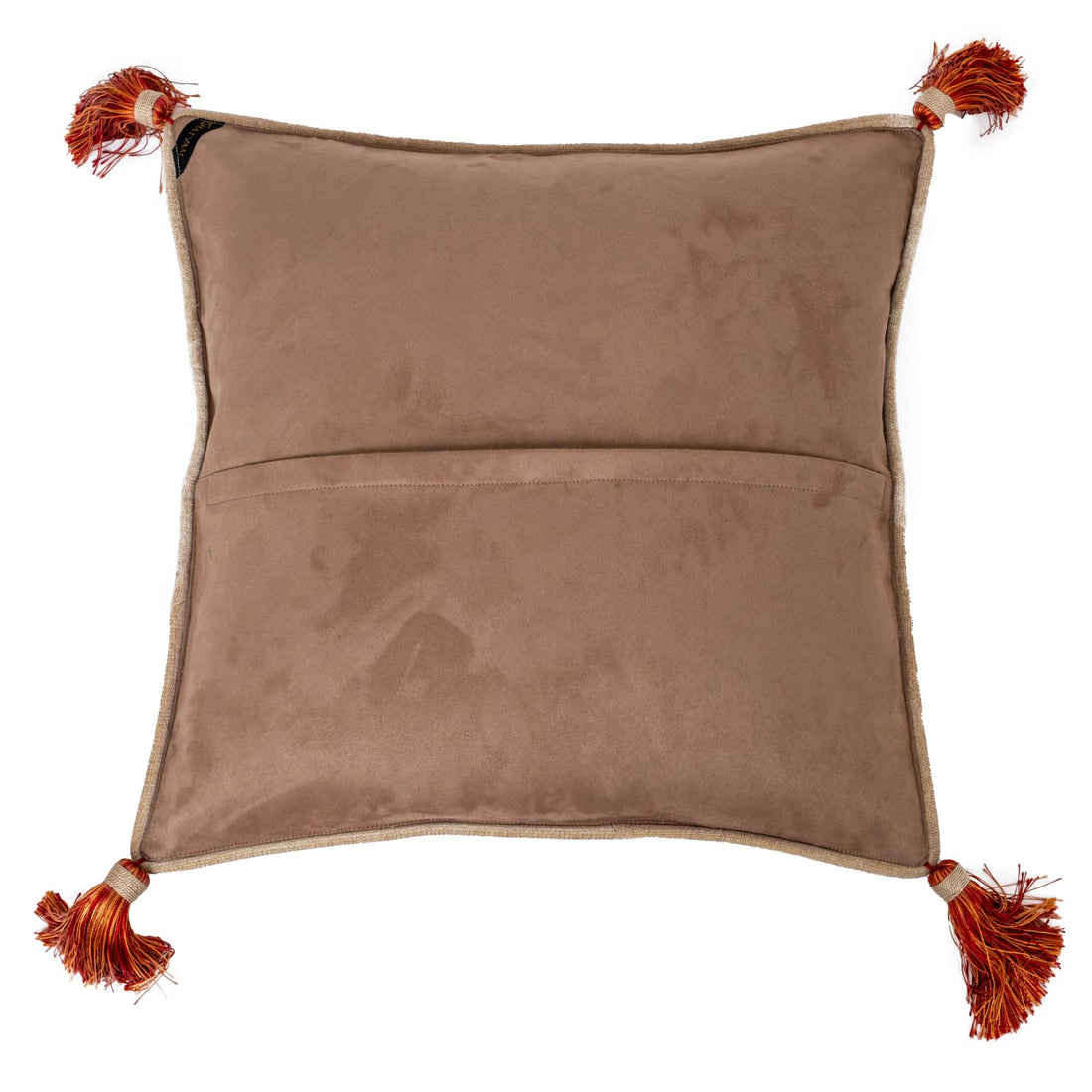 Jamawar Paisley Cushion Cover - Beige in Shanil 18″ x 18″