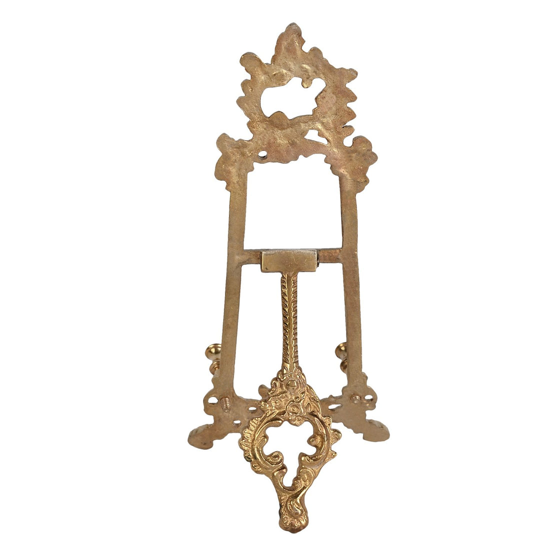 Floral Easel - Medium in Brass