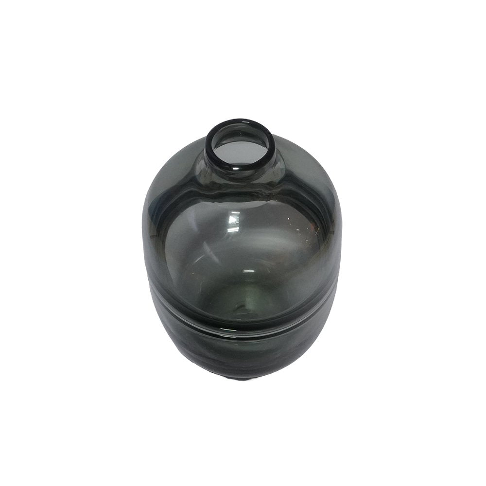 Forest Night Vase - Large Black in Glass