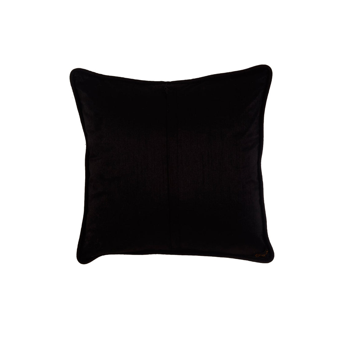 Apsara Cushion Cover – Black in Silk Blend 12&