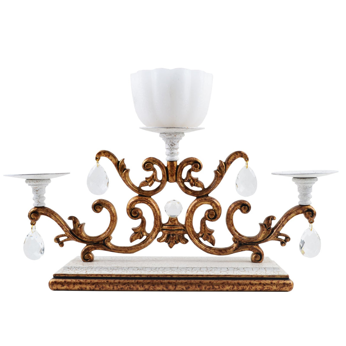 Vine Candle Stand - Gold in Metal