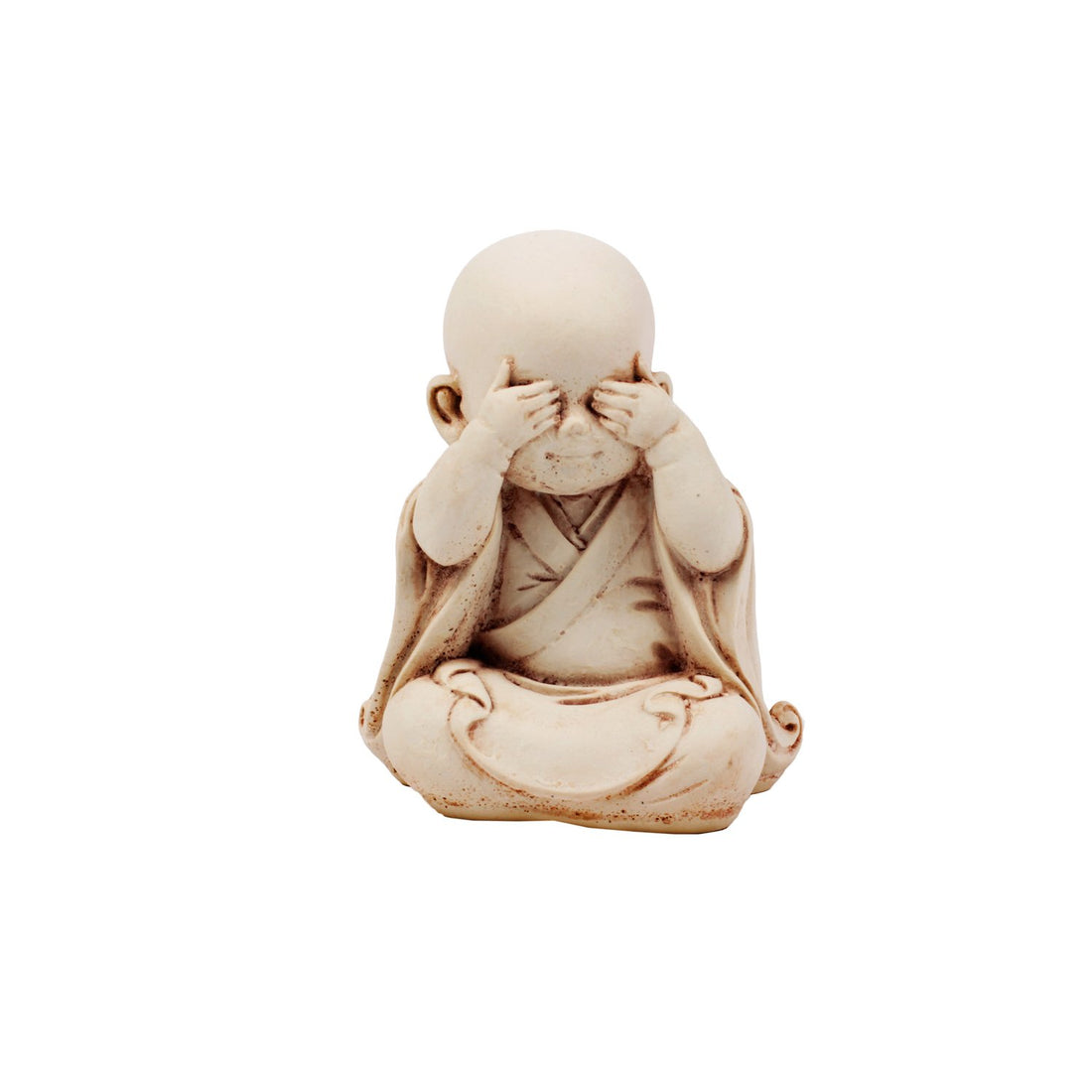 See No Ill Monk - Beige in Composite Marble