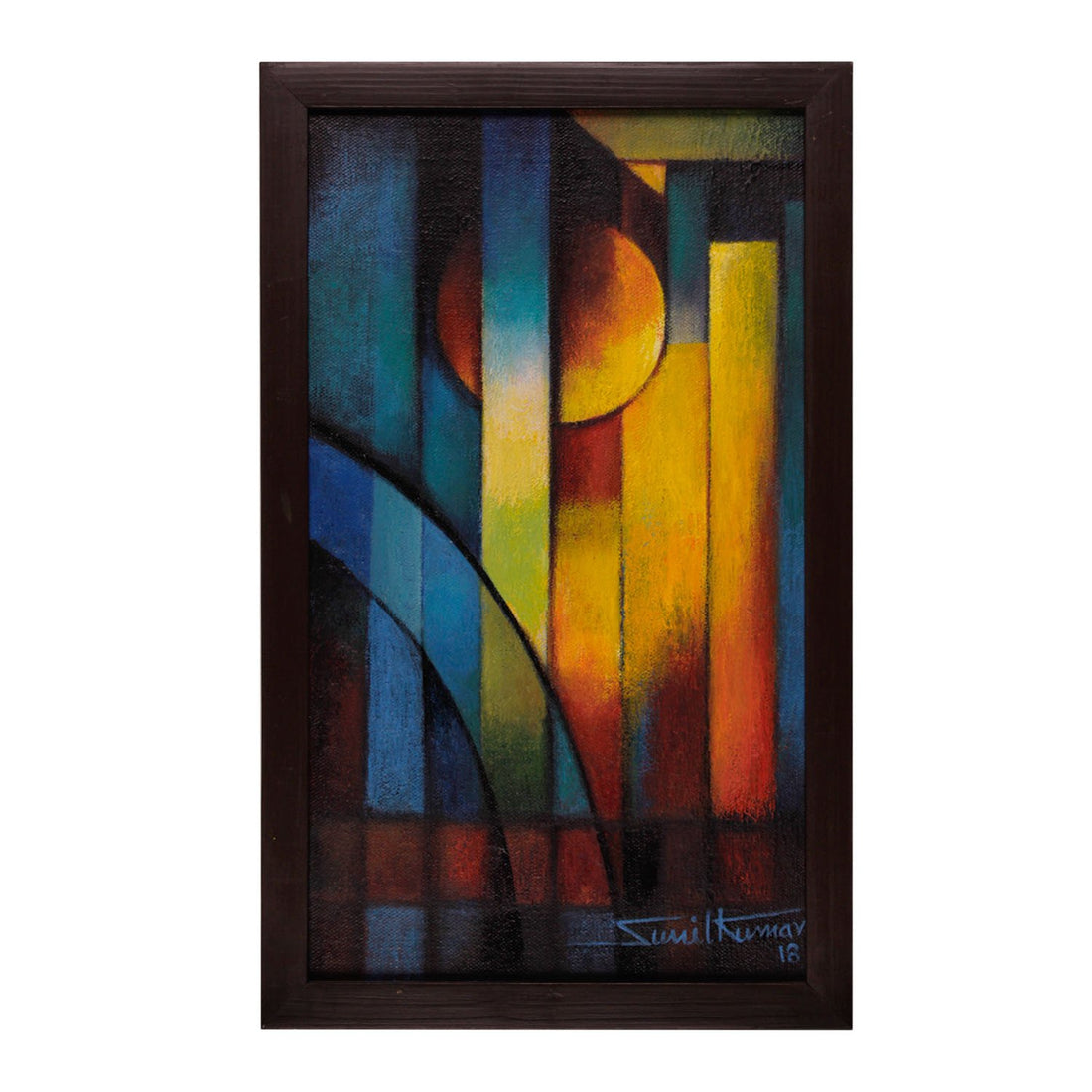 Geometry 2 By Sunil Kumar - Acrylic on canvas