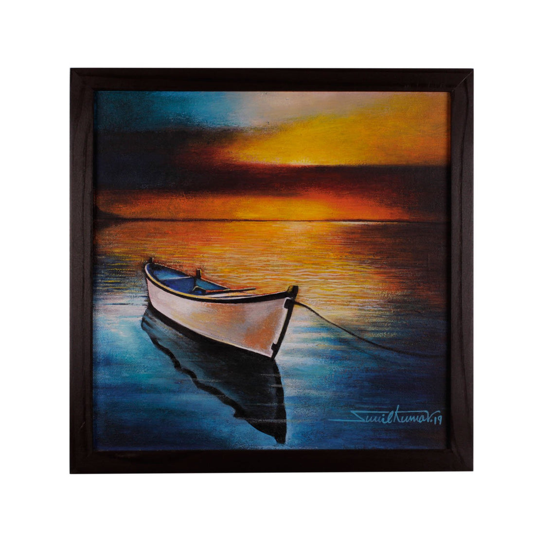 Sail By Sunil Kumar - Acrylic on canvas