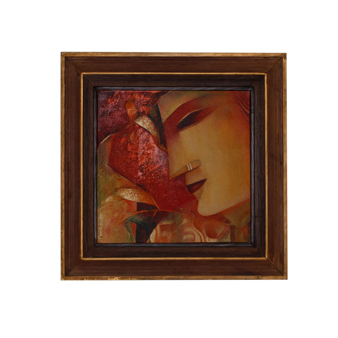 Face By Manik Kandhar - Acrylic on canvas