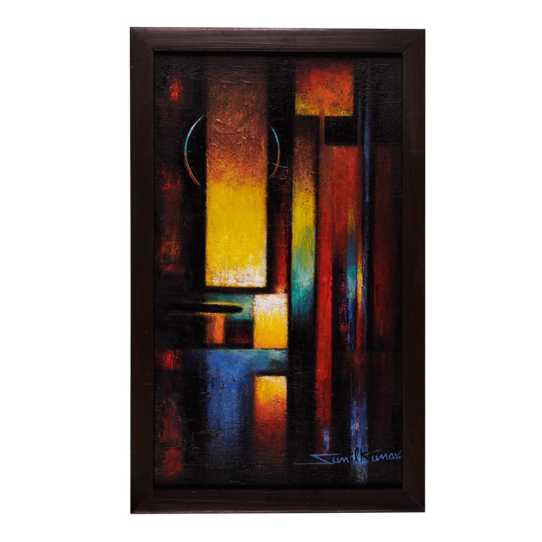 Depth By Sunil Kumar - Acrylic on canvas