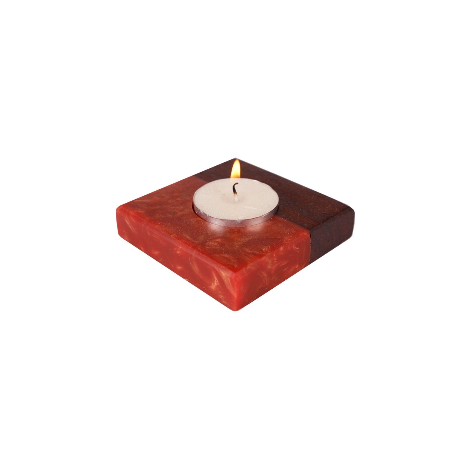 Lune Tea Light Holder – Red