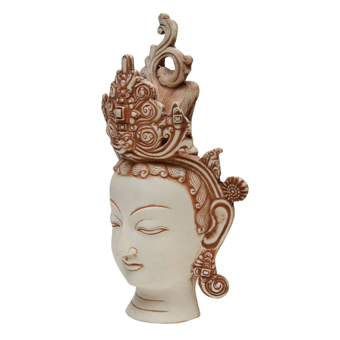 Tara Mask - Beige in Composite Marble