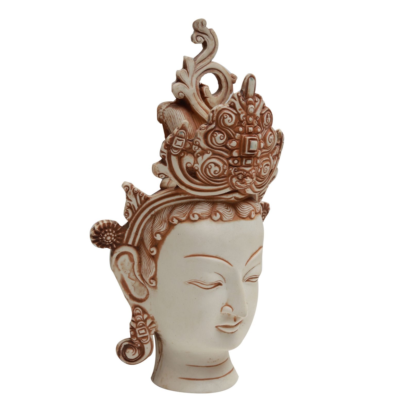 Tara Mask - Beige in Composite Marble
