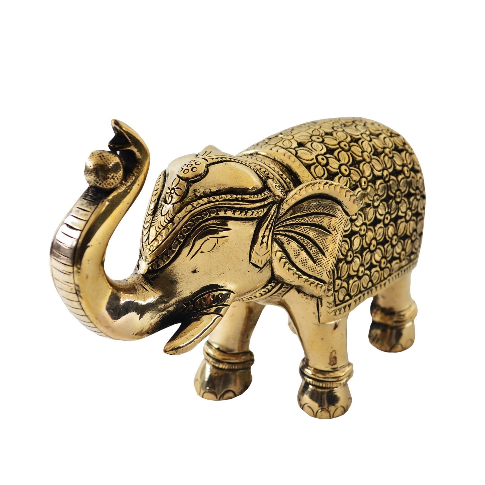 Elephant - Large in Brass
