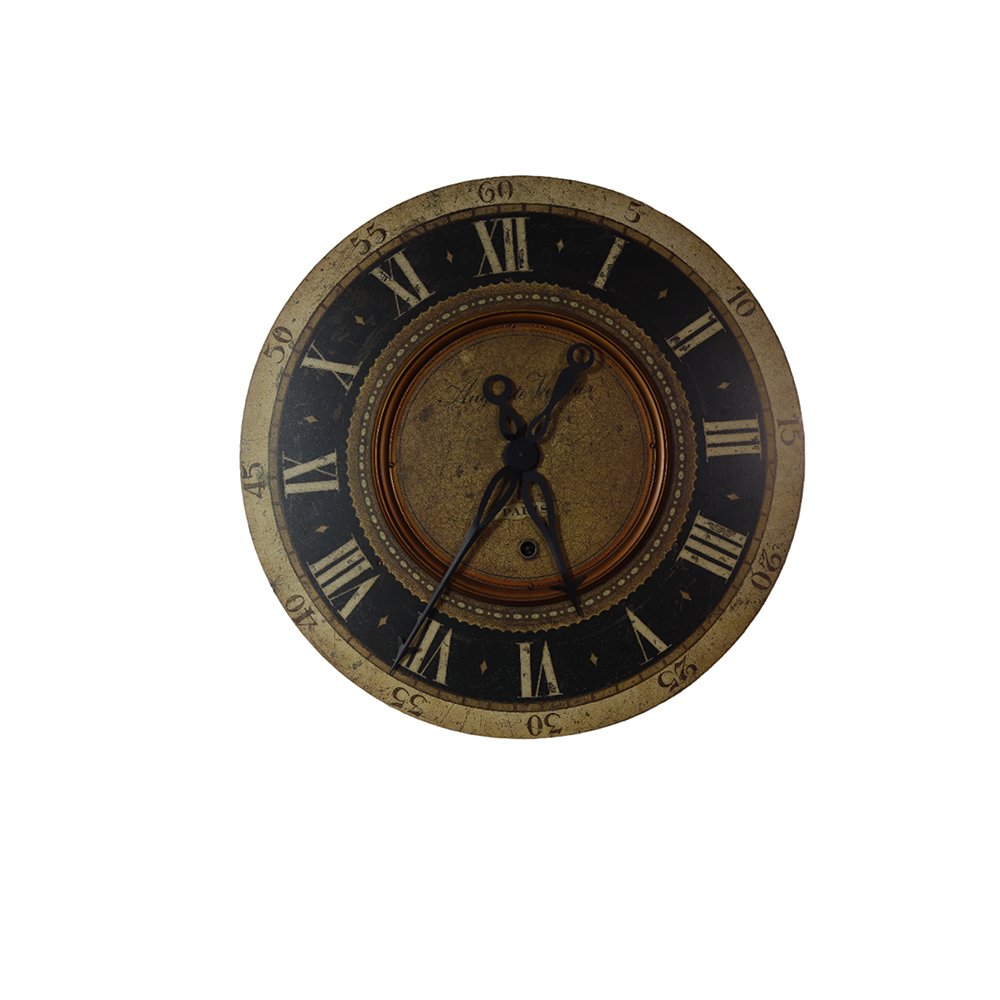 Auguste Verctier Wall Clock - Wood