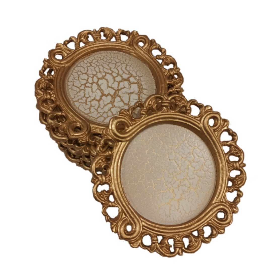 Zareen Round Coasters - Set Of Six in Metal