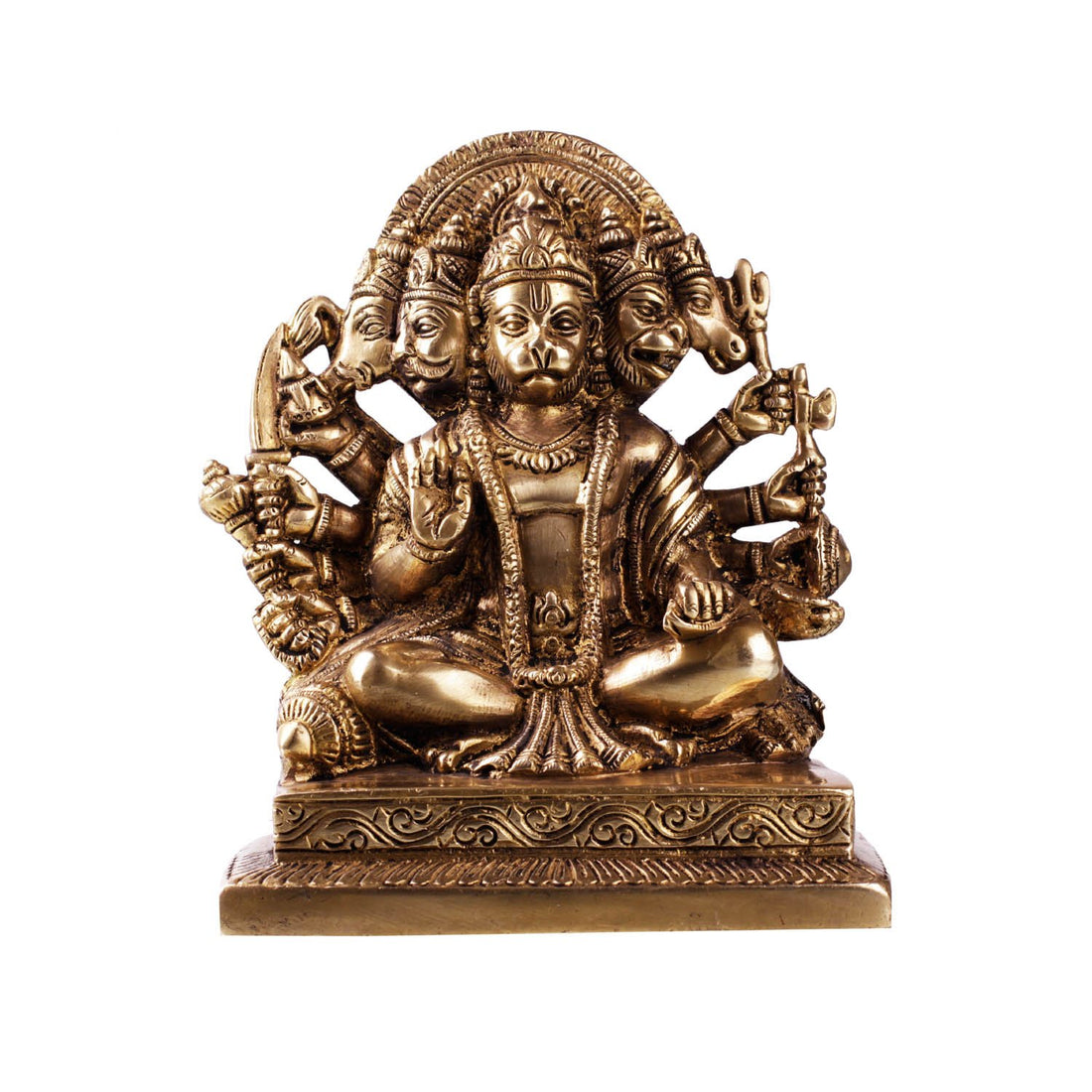 Panchmukhi Hanuman - Large in Brass