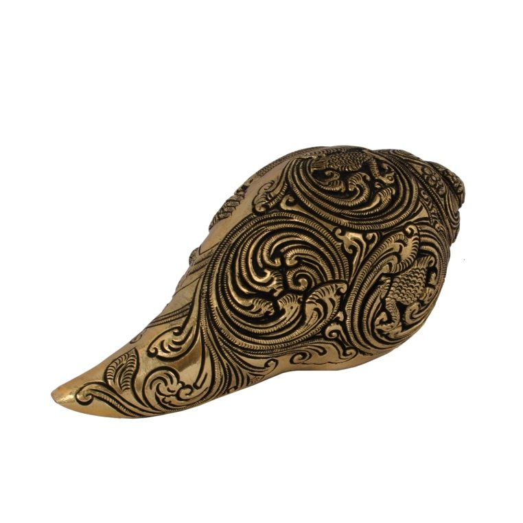 Vishnu Laxmi Shankham - Brass