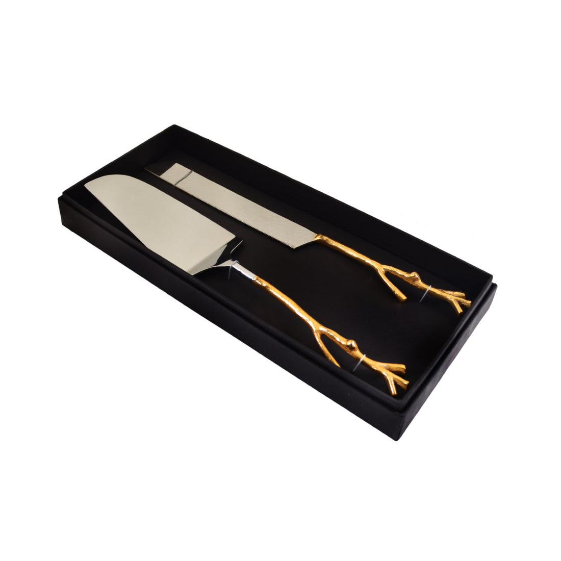 The Enchanted Forest – Cake Set Of Two in Metal