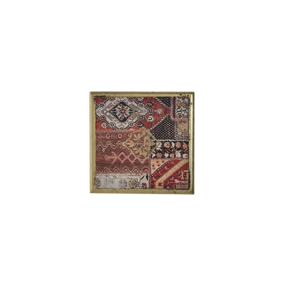 Serapi Collage Coasters - Set of Six in Wood