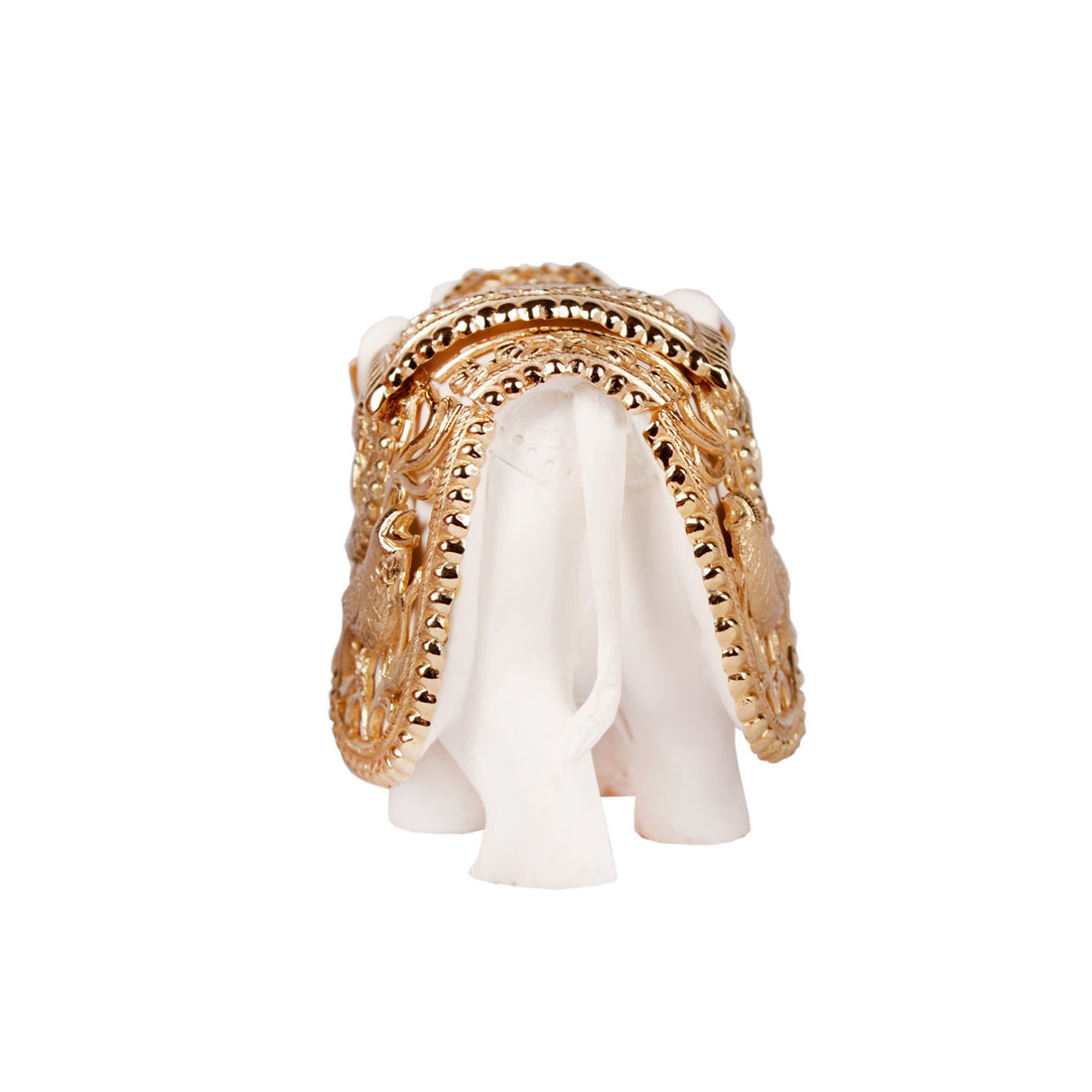 Airavata - White in Resin and Gold Plated