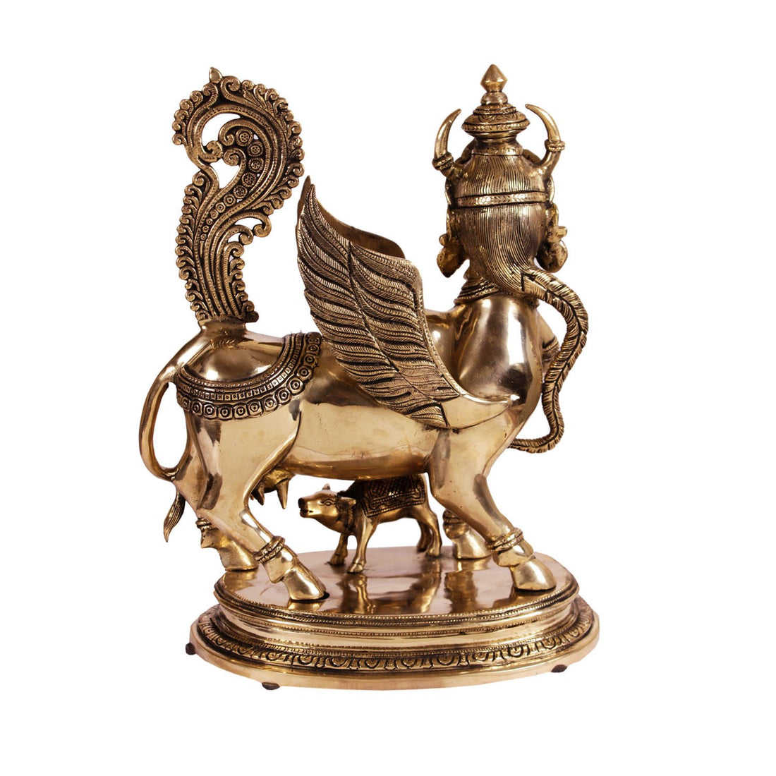 Kamdhenu - Large in Brass