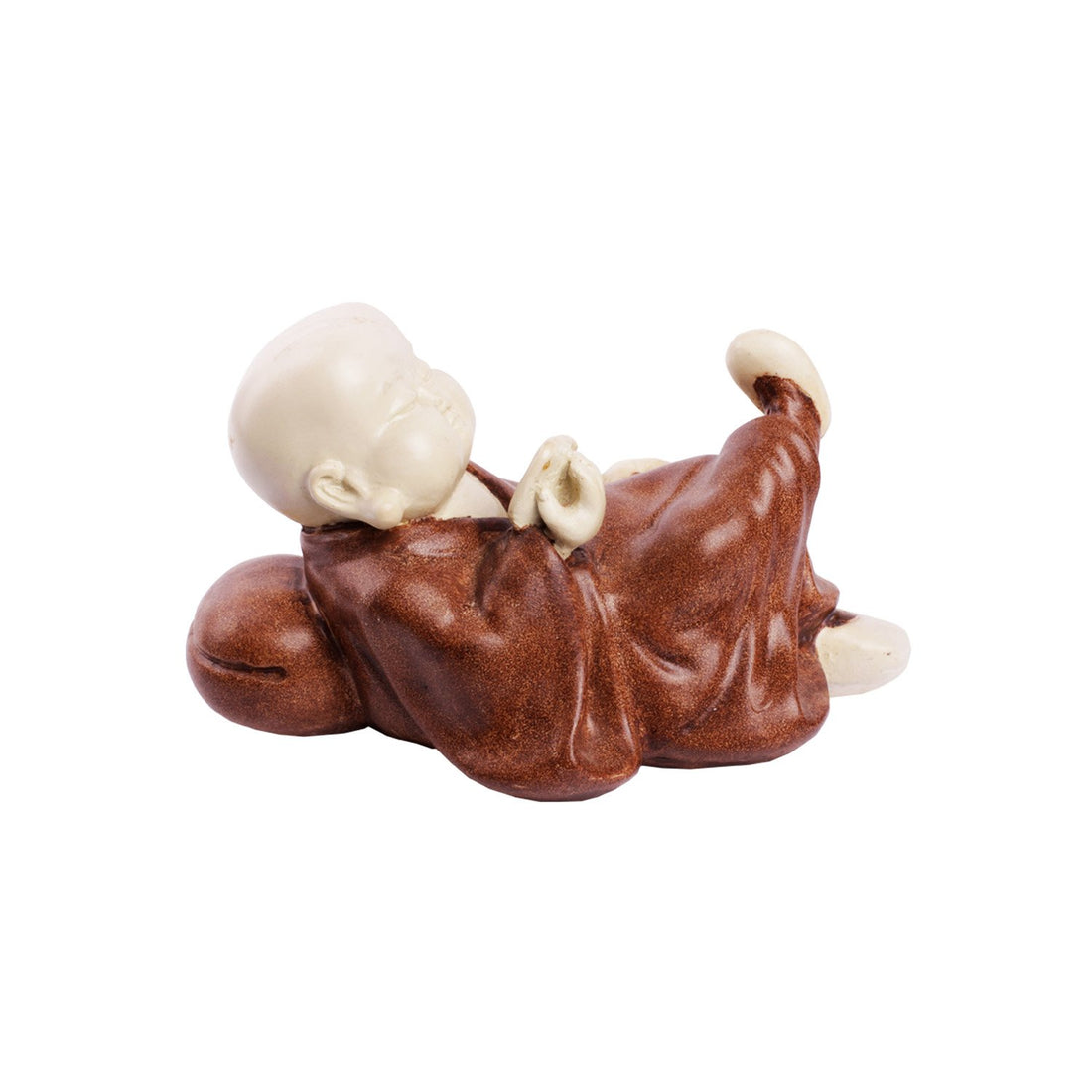 Reading Monk - Brown in Composite Marble