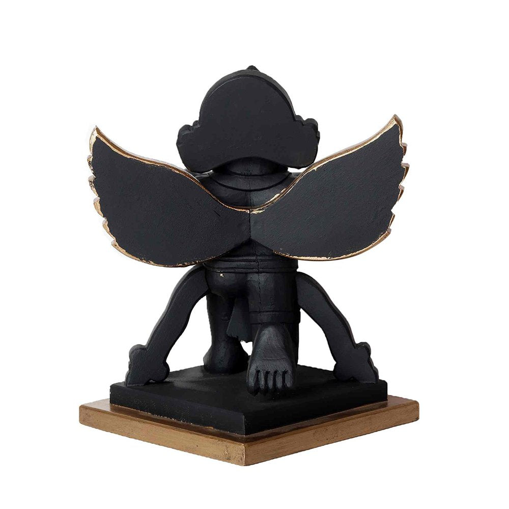 Garuda - Black and Gold in Wood