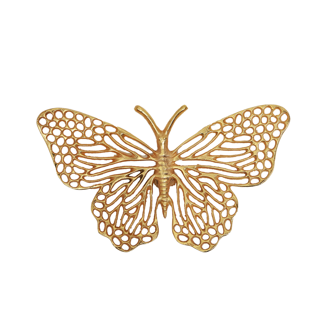 Exquisite Butterfly Wall Accent - Cast Metal