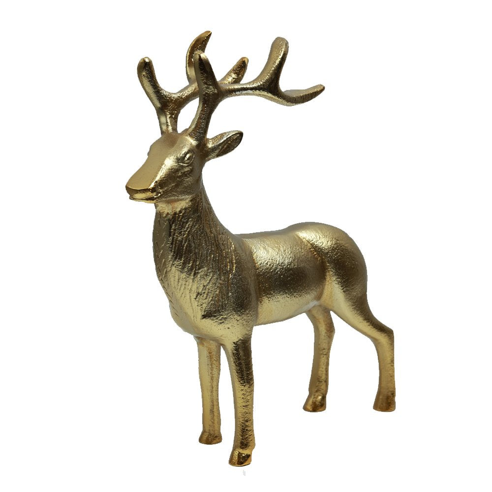 Majestic Stag - Small Golden in Metal