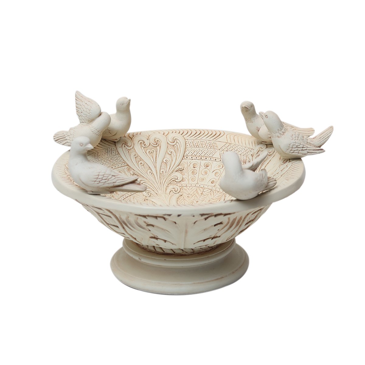 Bird Bath With Bird