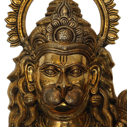 Hanuman for Wall Idol  - Brass