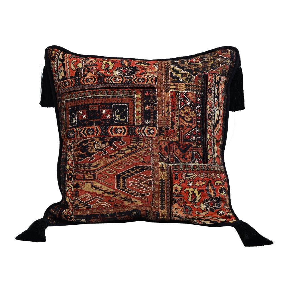 Kilim Cushion Cover - Black in Shanil 20&