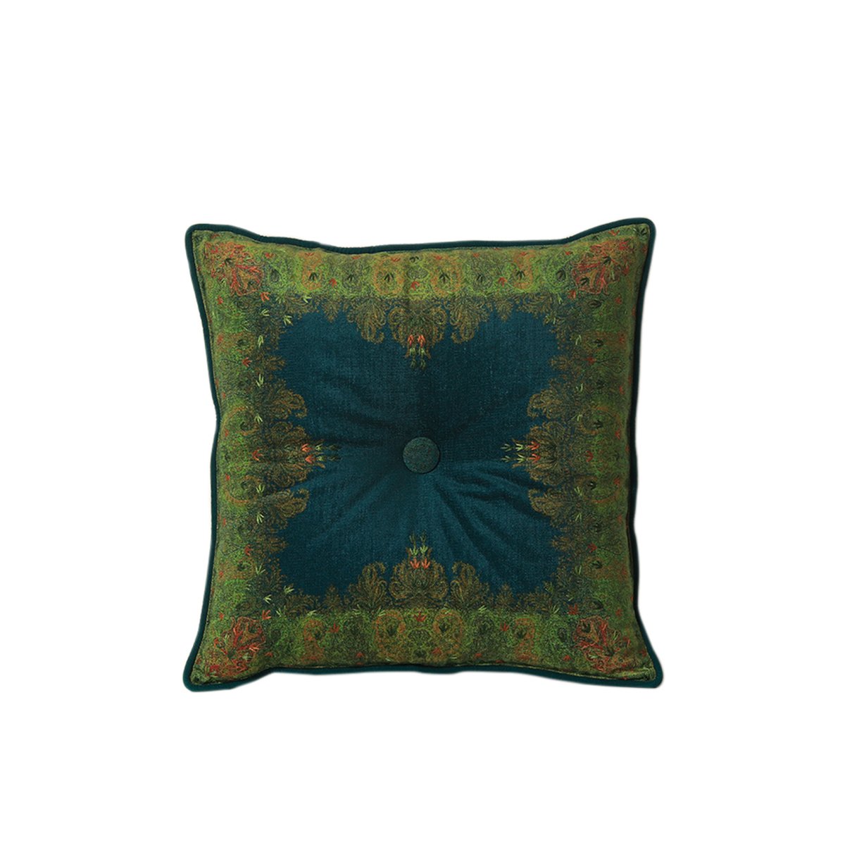 Jamawar Cushion - Blue  in Shanil  18&
