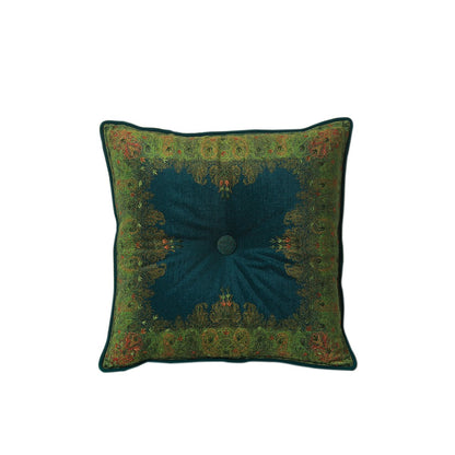 Jamawar Cushion - Blue  in Shanil  18&