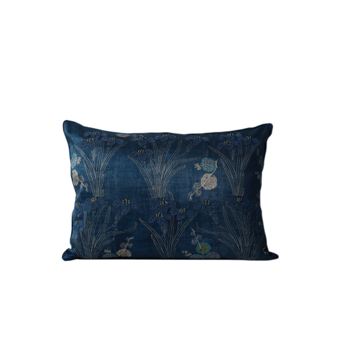 Vanya Dori Cushion Cover - Blue in Silk Blend 14&