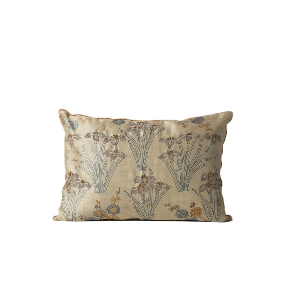 Vanya Dori Cushion Cover - Beige in Silk Blend 14&