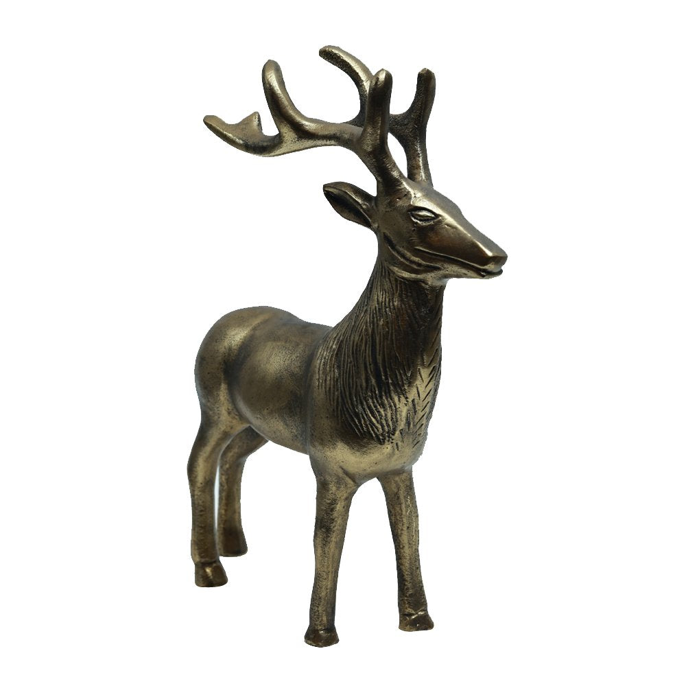 Majestic Stag in Antique Gold