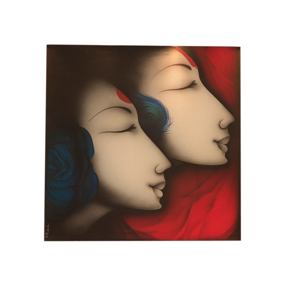 Untitled Painting By K Prakash - Acrylic on canvas