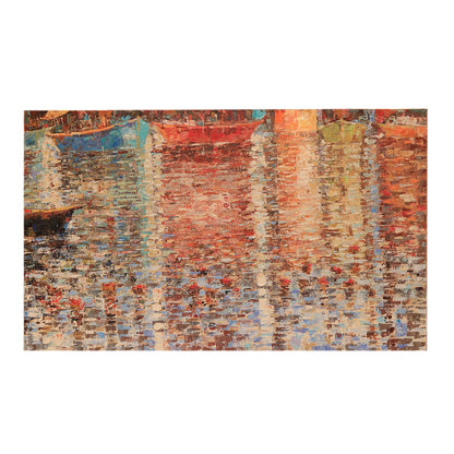 Varanasi Ghat Painting By Sanjay Chakraborty  -  Acrylic on canvas
